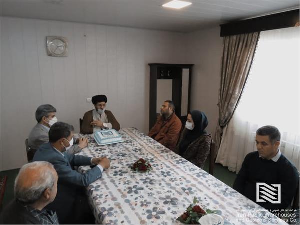 برگزاری مراسمی به مناسبت مبعث رسول اکرم (ص) با حضور مدیرعامل شرکت انبارهای عمومی و خدمات گمرکی جلفا