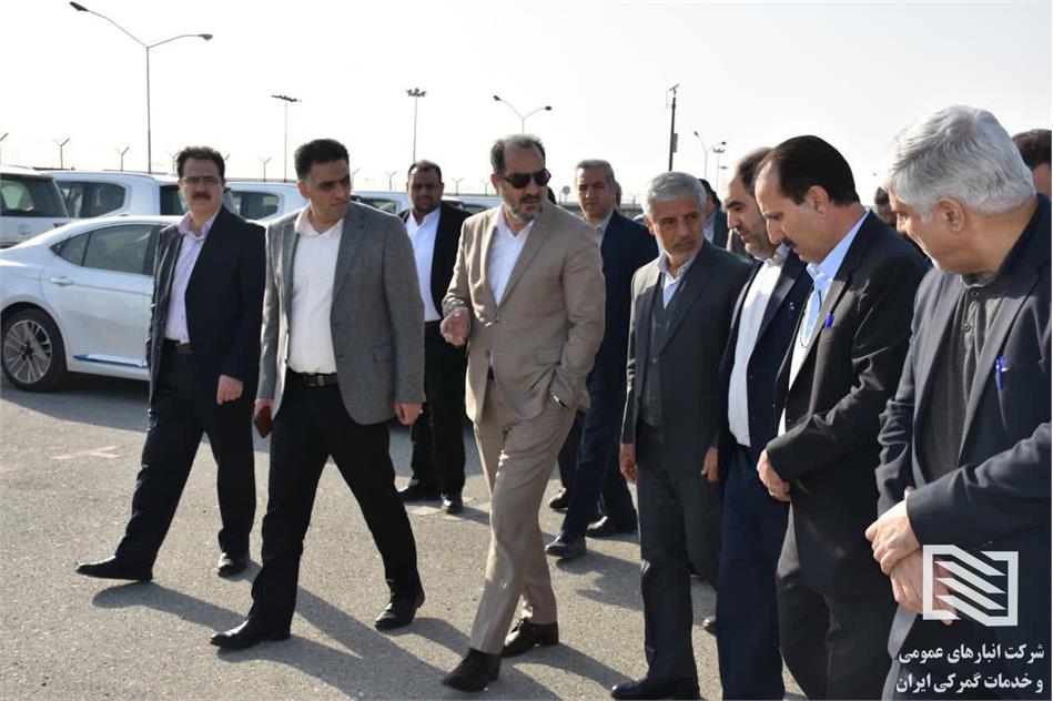 دکتر کاظم سلیمی مدیر عامل و نایب رئیس هیات مدیره شرکت انبارهای عمومی و خدمات گمرکی ایران در هفتمین جلسه کارگروه مبارزه با