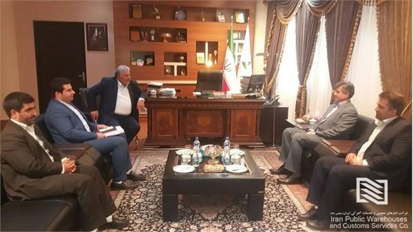 دیدار مدیرعامل شرکت انبارهای عمومی و خدمات گمرکی جلفا با مسئولان شهرستان