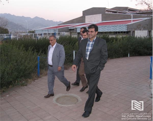 بازدید مشاور عالی شرکت انبارهای عمومی و خدمات گمرکی ایران از شرکت جلفا