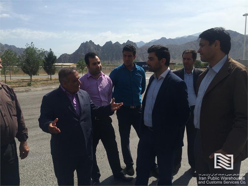 بازدید سرپرست معاونت برنامه ریزی و اقتصادی شرکت انبارهای عمومی و خدمات گمرکی ایران از شرکت جلفا