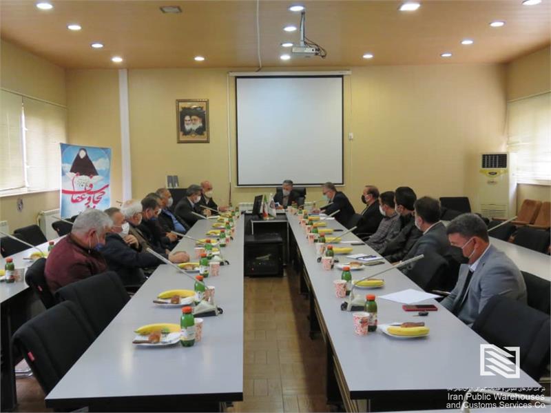 نشست مشترک مدیرعامل شرکت انبارهای عمومی و خدمات گمرکی جلفا با مدیر کل راه آهن آذربایجان شرقی