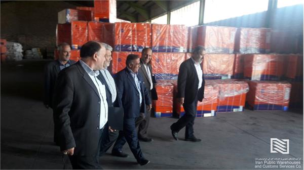بازدید مدیرعامل سازمان منطقه آزاد ارس از شرکت انبارهای عمومی و خدمات گمرکی جلفا