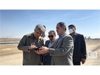 بازدید میدانی مدیران ارشد شرکت انبارهای عمومی و خدمات گمرکی ایران از اراضی بندر شهید رجایی در استان هرمزگان 7