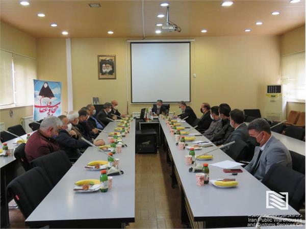 نشست مشترک مدیرعامل شرکت انبارهای عمومی و خدمات گمرکی جلفا با مدیر کل راه آهن آذربایجان شرقی