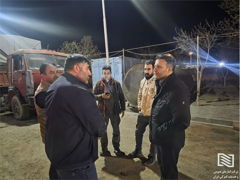 بازدید شبانه مدیرعامل شرکت جلفا از شعب تابعه