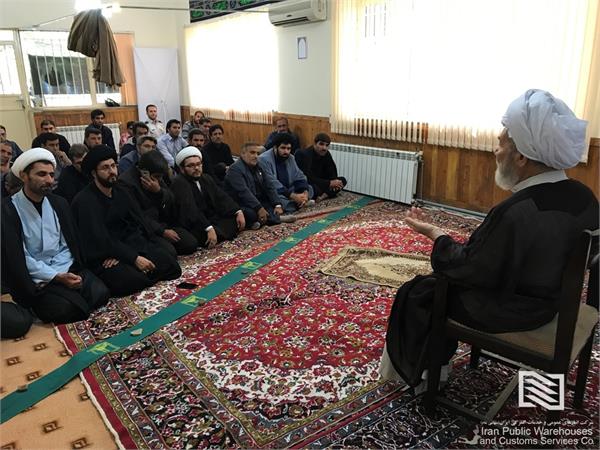 برگزاری مراسم سوگواری و عزاداری حسینی در شرکت انبارهای عمومی و خدمات گمرکی جلفا