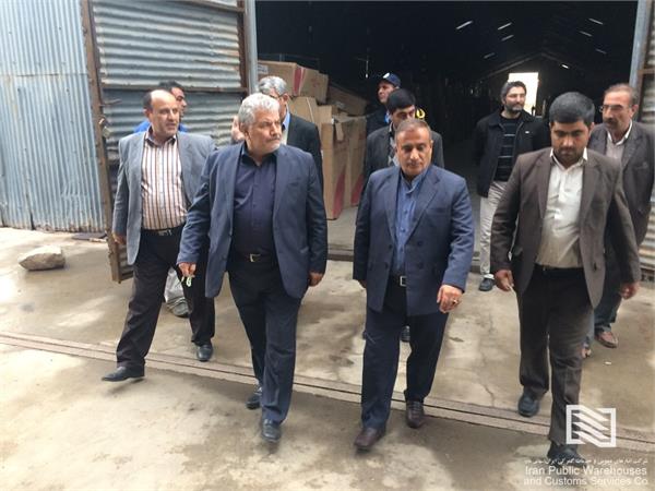 بازدید مدیرعامل سازمان منطقه آزاد ارس از شرکت انبارهای عمومی و خدمات گمرکی جلفا با