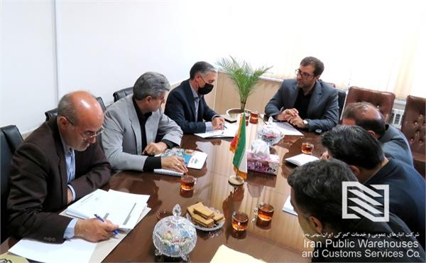 برگزاری نشست مشترک فی مابین دادستان محترم شهرستان جلفا با مدیر عامل شرکت انباهای عمومی و خدمات گمرکی جلفا